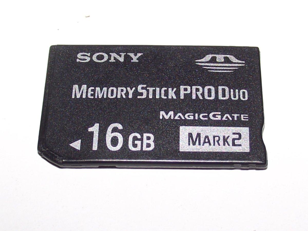 16gb memory stick pro duo
